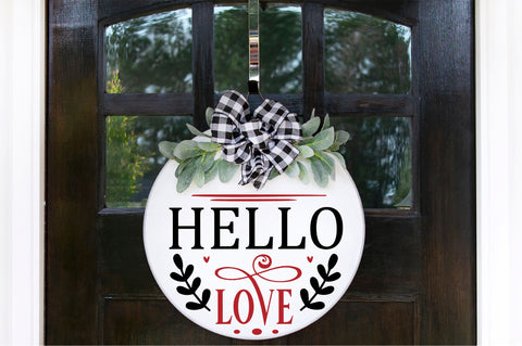 Hello love SVG design SVG Regulrcrative 