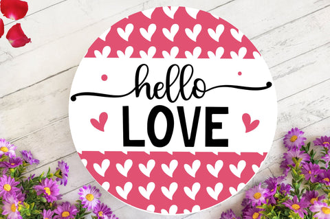 Hello love Svg Design SVG Regulrcrative 