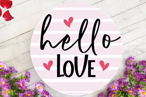 Hello love Svg Design SVG Regulrcrative 