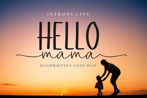 hello mama Font Chamsae Studio 