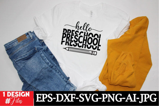 Hello Preschool SVG Cut File SVG Insomnia Std 