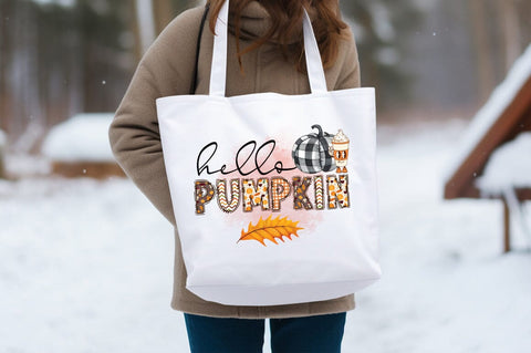 Hello Pumpkin PNG Design Sublimation Designangry 