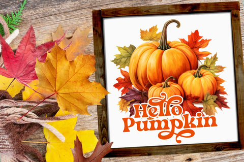 Hello pumpkin png design Sublimation Regulrcrative 