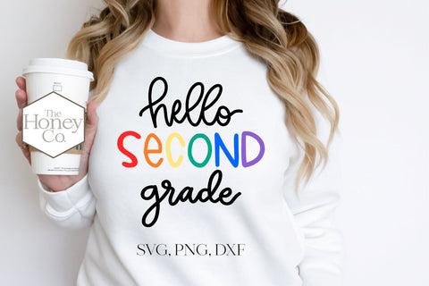 Hello School Grades SVG PNG DXF Bundle Teacher SVG The Honey Company 
