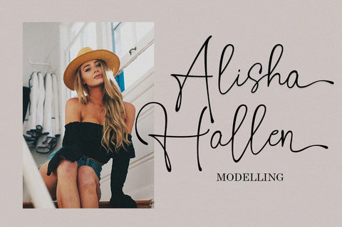 Hello Signature Font RomieStudio 