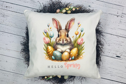 Hello Spring, Easter Sublimation Design Sublimation CraftLabSVG 