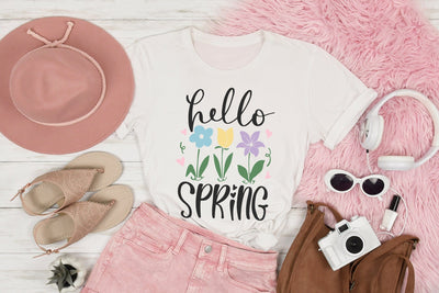 Hello Spring SVG Cut File SVG dapiyupi store 