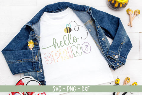 Hello Spring SVG-Cute Spring SVG SVG Linden Valley Designs 