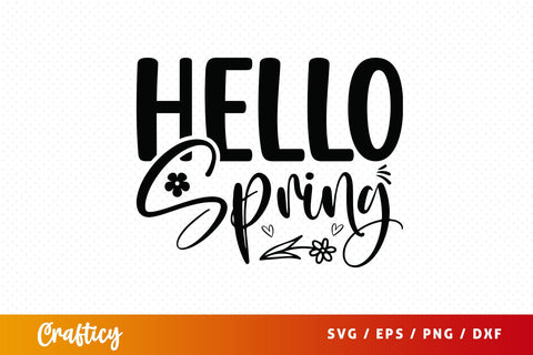 Hello spring svg Design SVG Designangry 