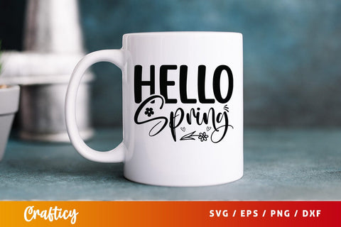 Hello spring svg Design SVG Designangry 