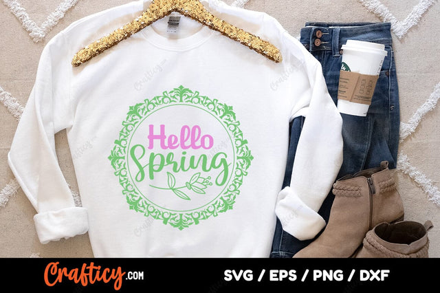Hello spring SVG Design SVG Designangry 