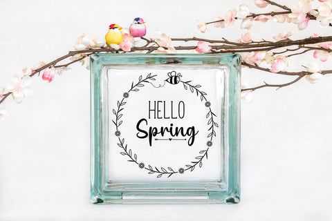 Hello Spring SVG I Spring Quotes SVG SVG Happy Printables Club 