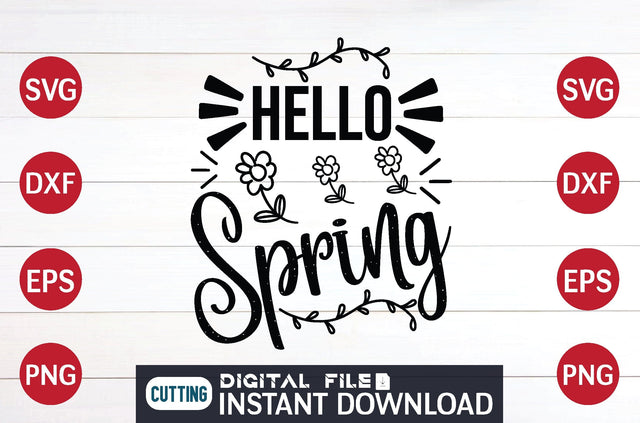 Hello Spring svg SVG designer krishna 