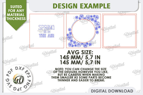 Hello Spring Wall Decor Laser Cut. Welcome Spring SVG SVG Evgenyia Guschina 