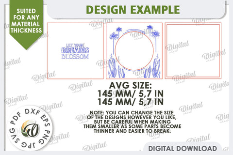 Hello Spring Wall Decor Laser Cut. Welcome Spring SVG SVG Evgenyia Guschina 