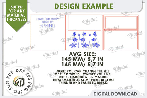 Hello Spring Wall Decor Laser Cut. Welcome Spring SVG SVG Evgenyia Guschina 