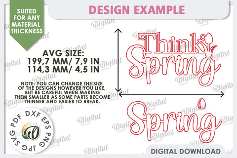 Hello Spring Wall Decor Laser Cut. Welcome Spring SVG SVG Evgenyia Guschina 