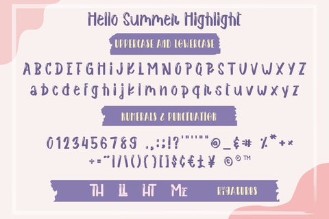 Hello Summer - Display Font Font AnningArts Design 