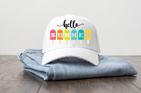 Hello Summer Popsicle SVG Sublimation Pickled Thistle Creative 