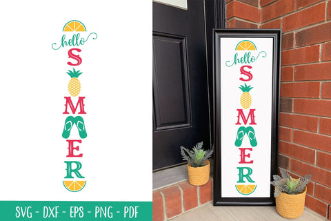 Hello Summer Porch Sign SVG SVG CraftLabSVG 