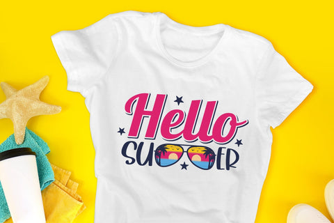 Hello Summer, Summer Sublimation Design Sublimation CraftLabSVG 
