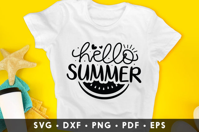 Hello Summer SVG Cut File SVG CraftLabSVG 