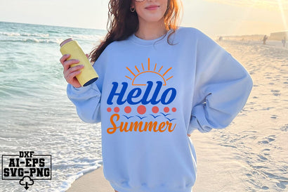 Hello Summer Svg Cut Files Creative Art SVG CraftlabSvg55 