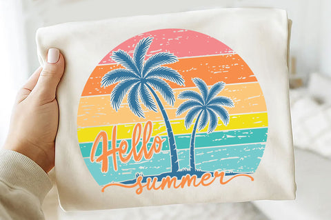 Hello Summer SVG, Sunset SVG, Beach SVG SVG SVG Studio 