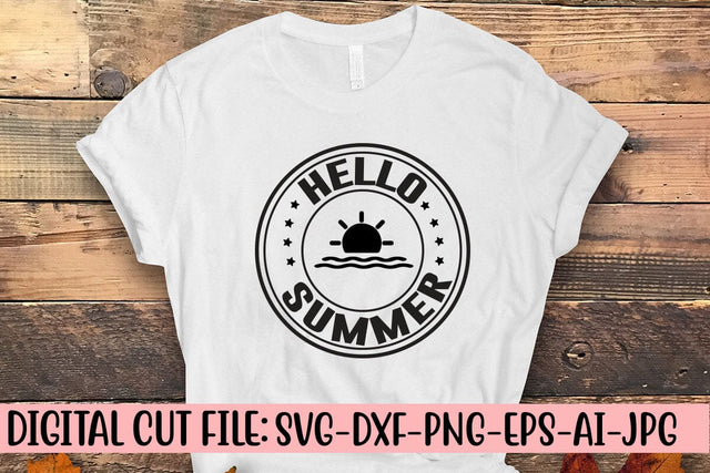 Hello Summer SVG SVG Syaman 