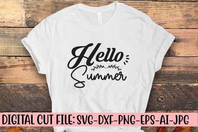 Hello Summer SVG SVG Syaman 