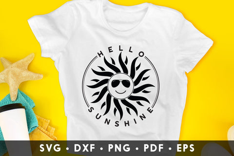 Hello Sunshine - Summer SVG File SVG CraftLabSVG 