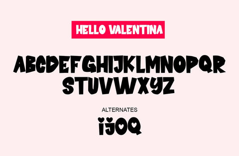 Hello Valentina Font Yuby 
