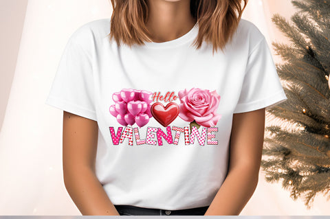 Hello valentine PNG Design Sublimation Designangry 