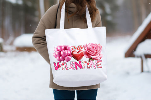 Hello valentine PNG Design Sublimation Designangry 