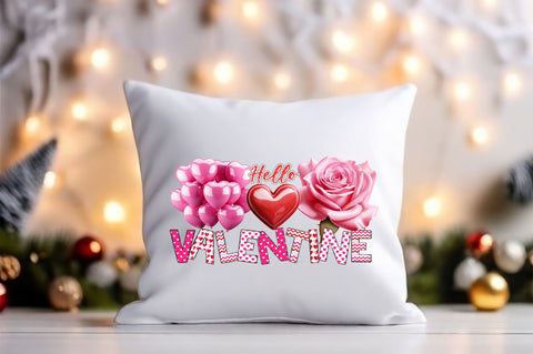 Hello valentine PNG Design Sublimation Designangry 