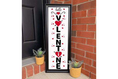 Hello Valentine Porch Sign SVG SVG CraftLabSVG 