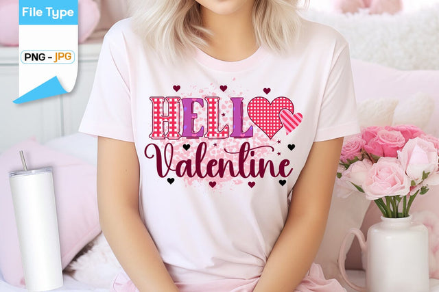 Hello Valentine Sublimation Design, Valentine Sublimation Design , Sublimation DesignPlante 503 