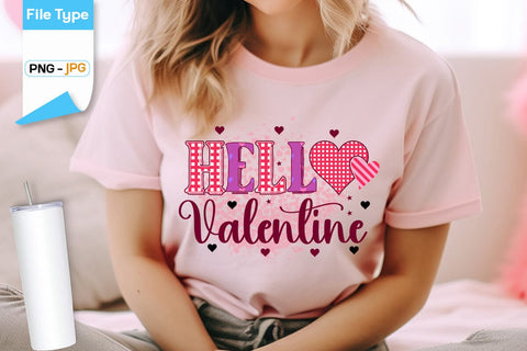 Hello Valentine Sublimation Design, Valentine Sublimation Design , Sublimation DesignPlante 503 