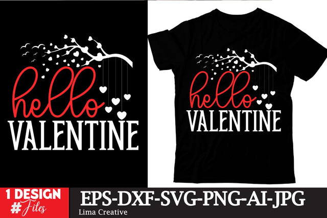 Hello Valentine SVG Cut File SVG Insomnia Std 