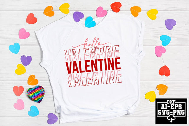 Hello Valentine Svg Cut Files Creative Art SVG CraftlabSvg55 