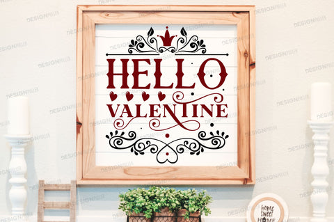 Hello valentine Svg Design SVG Regulrcrative 