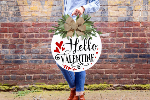 Hello valentine SVG design SVG Regulrcrative 