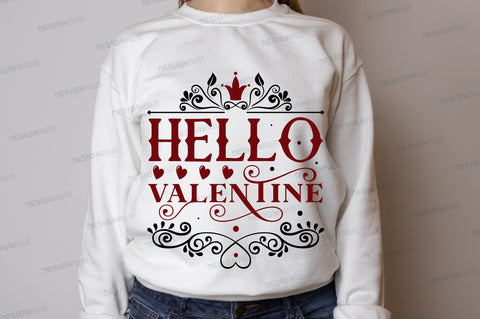 Hello valentine Svg Design SVG Regulrcrative 