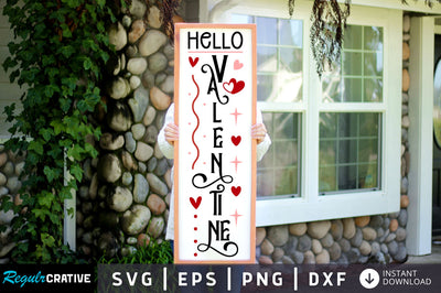 Hello valentine svg design SVG Regulrcrative 