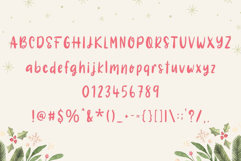 Hello Winter - Display Font Duo Font AnningArts Design 