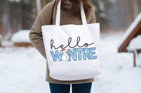 Hello Winter PNG Design Sublimation Designangry 