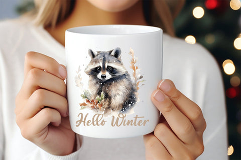 Hello Winter PNG Sublimation Sublimation CraftLabSVG 