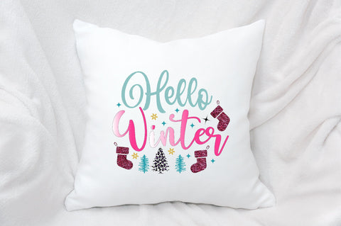 Hello Winter Sublimation SVGArt 