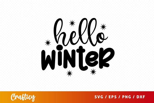 hello winter Svg Design SVG Designangry 