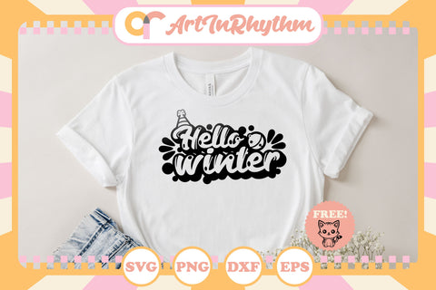 Hello Winter svg, Winter svg SVG Artinrhythm shop 